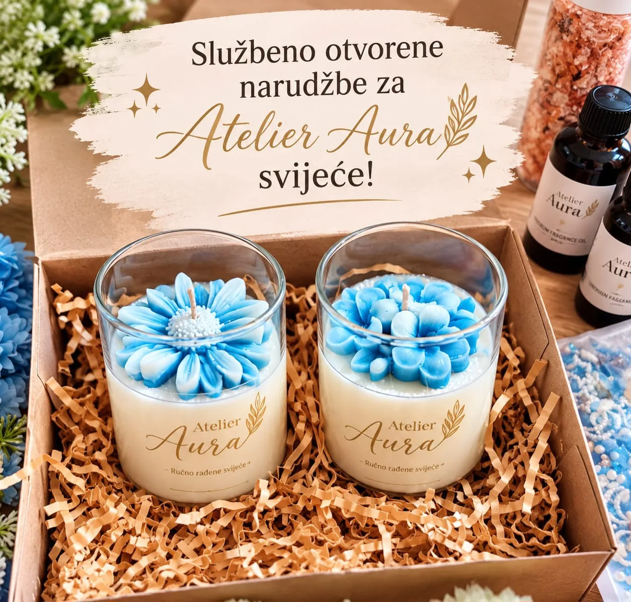 Službeno otvorene narudžbe za Atelier Aura svijeće