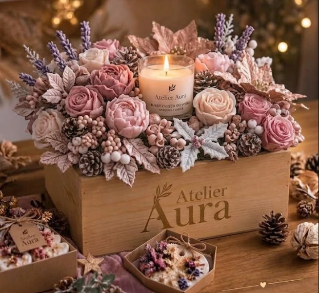Voštani flower box